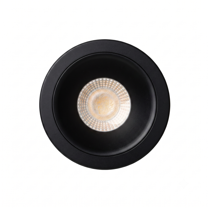 Spot noir encastré anti-éblouissement LED 6W RE2020