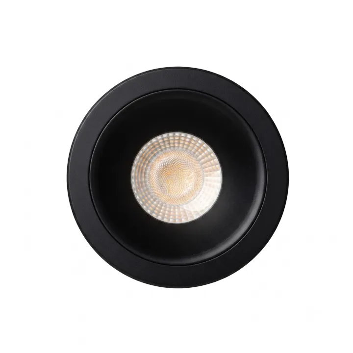 Spot noir encastré anti-éblouissement LED 6W RE2020