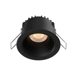 Spot noir encastré anti-éblouissement LED 6W RE2020