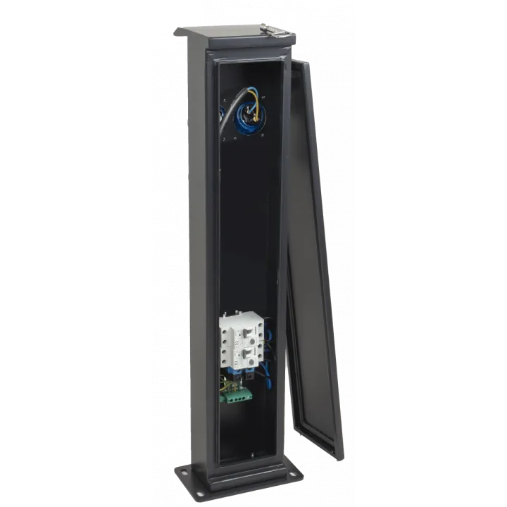 Potelet camping 80cm 2 prises CEE 10A avec protection OHMTEC