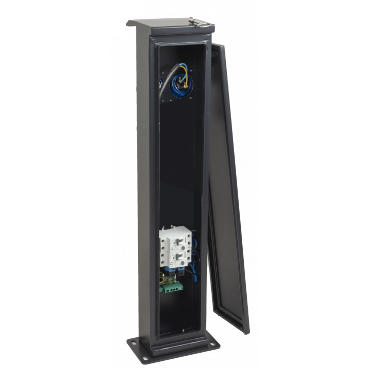 Potelet camping 80cm 2 prises CEE 10A avec protection OHMTEC