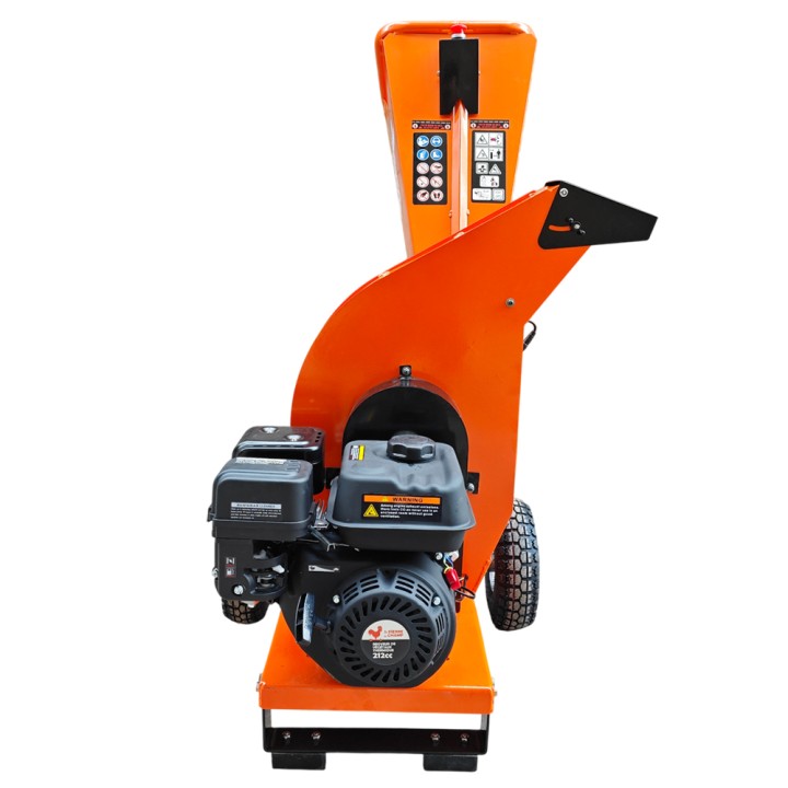 Broyeur de végétaux et de branches thermique essence à disque 212cc 70mm ST PIERRE DU CHAMP