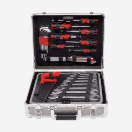 Mallette à outils alu 126 pièces