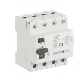 Interrupteur différentiel 3P+N 6kA, 25A 300mA type B - OHMTEC