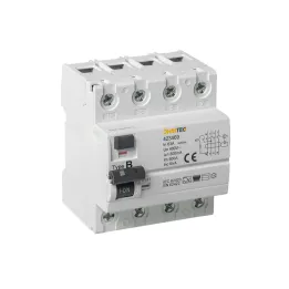 Interrupteur différentiel 3P+N 6kA, 63A 300mA type B - OHMTEC