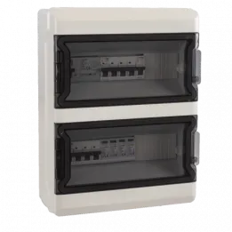 Coffret photovoltaïque AC 12kW triphasé avec interrupteur différentiel type B - OHMTEC