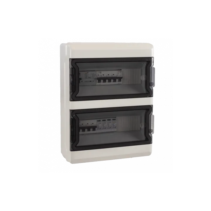 Coffret photovoltaïque AC 20kW triphasé avec interrupteur différentiel type B - OHMTEC