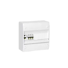 Tableau électrique équipé logement T1 neuf 1 différentiel 40A + 3 disjoncteurs DOMOLEC