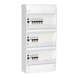 Tableau électrique équipé logement jusqu'au T5 3 différentiels + 11 disjoncteurs DOMOLEC