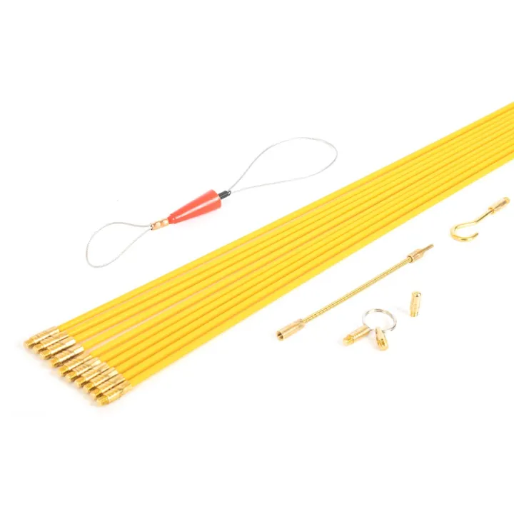 Set de 10 tiges tire câble en fibre de verre de DOMOLEC