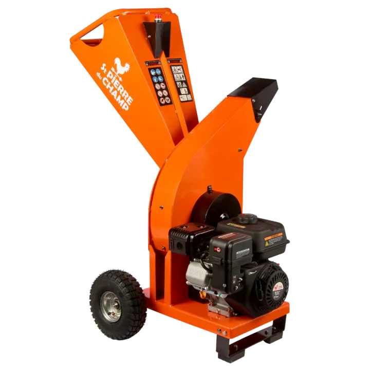 Broyeur de végétaux et de branches thermique essence à disque 212cc 70mm ST PIERRE DU CHAMP