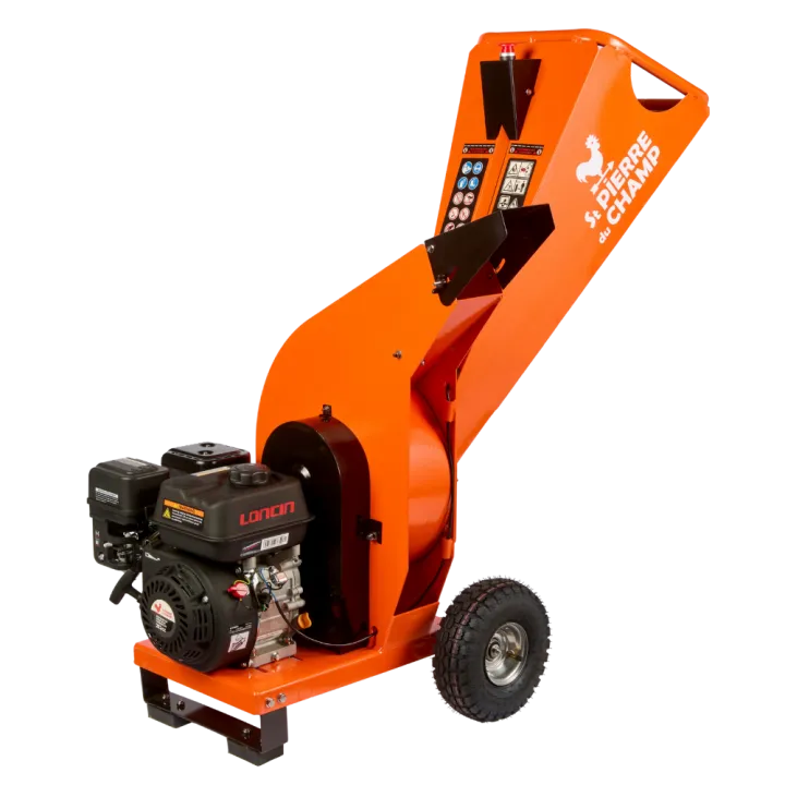 Broyeur de végétaux et de branches thermique essence à disque 212cc 70mm ST PIERRE DU CHAMP