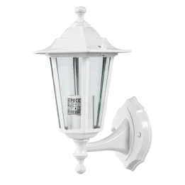 Applique extérieure montante 60W E27 fonte blanche LOAN