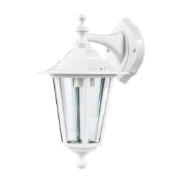 Applique extérieure descendante 60W E27 fonte blanche LOAN