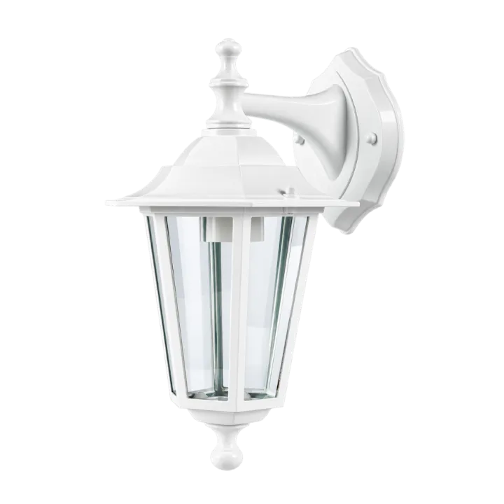 Applique extérieure descendante 60W E27 fonte blanche LOAN