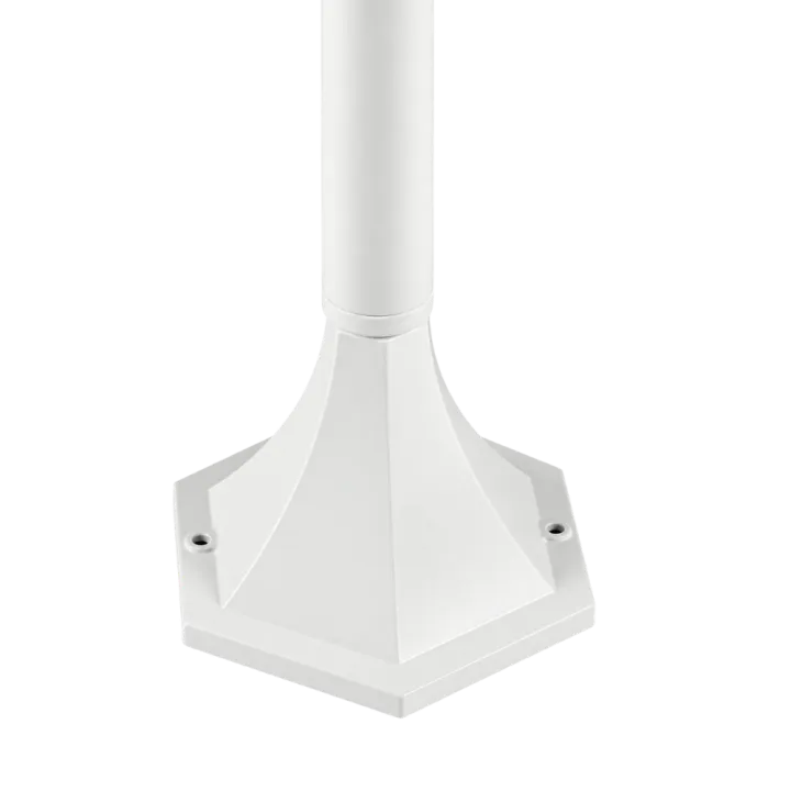 Potelet lumineux extérieur 60W max E27 fonte blanc LOAN