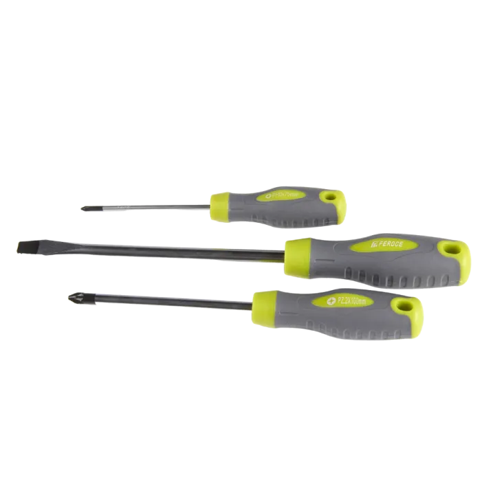 Jeu de 26 tournevis sur ratelier Cr-V FEROCE