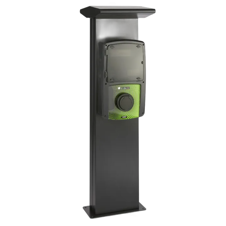 Casquette pour borne métallique alu anthracite OHMTEC
