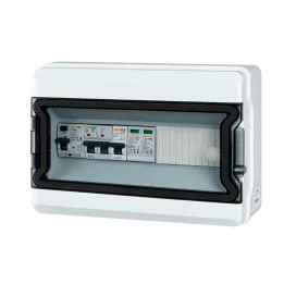 Coffret photovoltaïque AC 9kW avec interrupteur différentiel type B OHMTEC