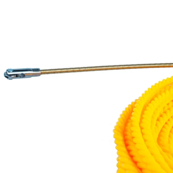 Aiguille tire fil de 30m jaune Ø5mm à embout interchangeable DOMOLEC