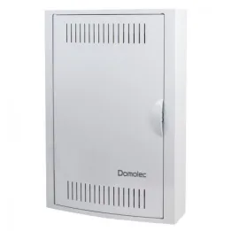 Coffret de Communication TEL/TV WIFI/ADSL avec 4 connecteurs RJ45 Grade 2 + emplacement box DOMOLEC